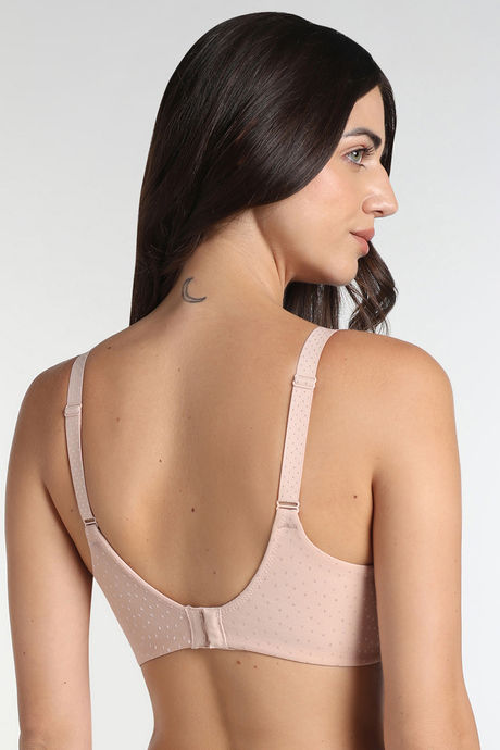 Wacoal Single Layered Non-Wired Full Coverage T-Shirt Bra - Rose Dust — image 3